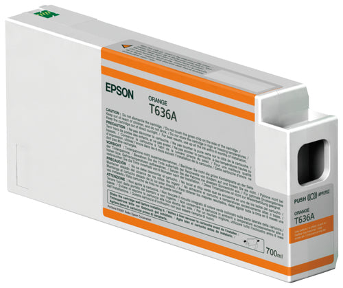 Epson Singlepack Orange T636A00 UltraChrome HDR 700 ml Epson Singlepack Orange T636A00 UltraChrome HDR 700 ml